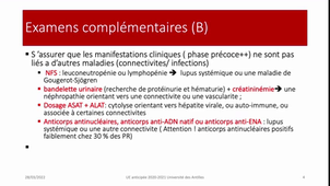 Polyarthite Rhumatoïde - 4 ex complémentaires