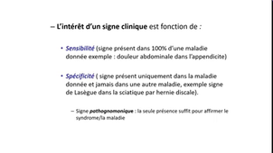 Apprentissage de la sémiologie 9