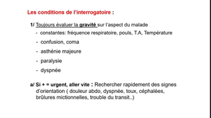 Apprentissage de la sémiologie 5