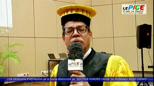 Le professeur Ralph Ludwig, docteur honoris causa de l'université des Antilles (3)
